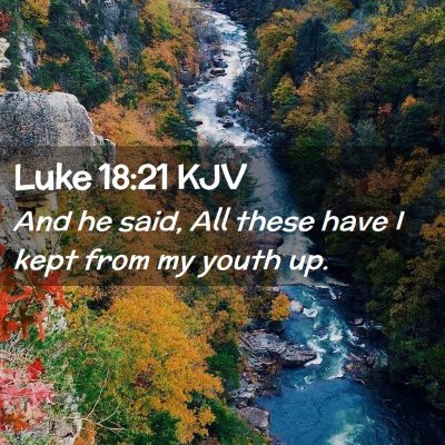 Luke 18:21 KJV Free Bible Images