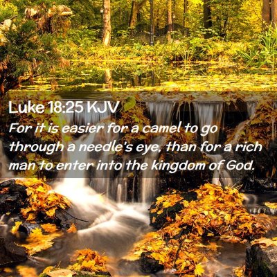 Luke 18:25 KJV Free Bible Images