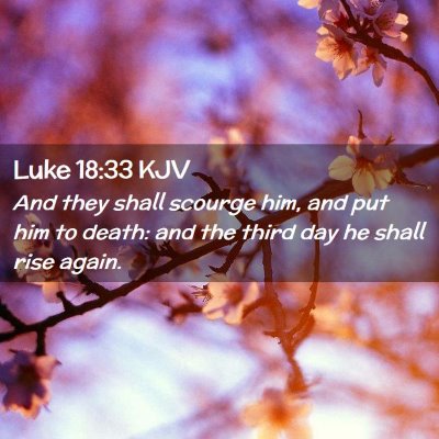 Luke 18:33 KJV Free Bible Images