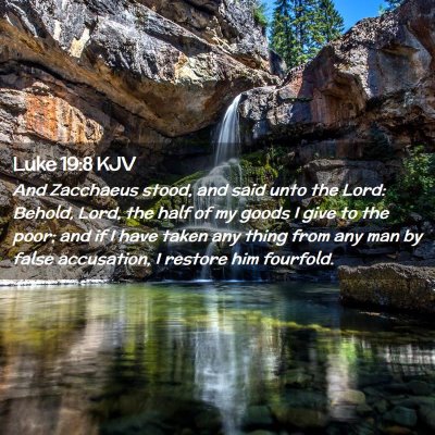 Luke 19:8 KJV Free Bible Images