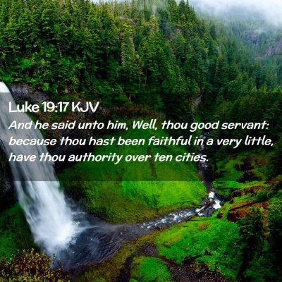 Luke 19:17 KJV Free Bible Images