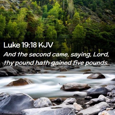 Luke 19:18 KJV Free Bible Images