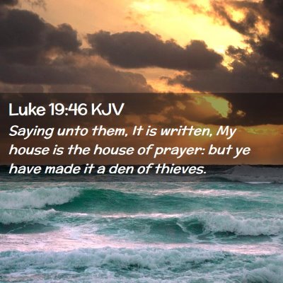 Luke 19:46 KJV Free Bible Images