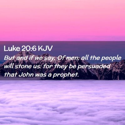 Luke 20:6 KJV Free Bible Images