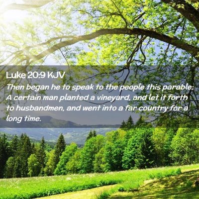 Luke 20:9 KJV Free Bible Images