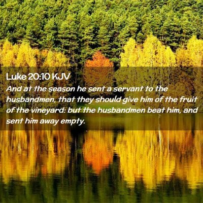 Luke 20:10 KJV Free Bible Images