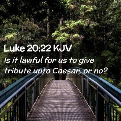 Luke 20:22 KJV Free Bible Images