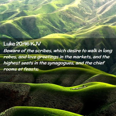 Luke 20:46 KJV Free Bible Images