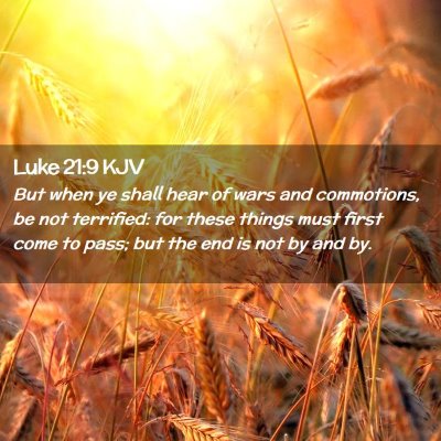 Luke 21:9 KJV Free Bible Images