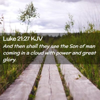 Luke 21:27 KJV Free Bible Images