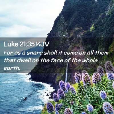 Luke 21:35 KJV Free Bible Images