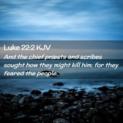 Luke 22:2 KJV Free Bible Images