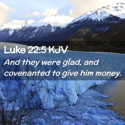 Luke 22:5 KJV Free Bible Images