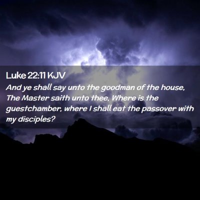 Luke 22:11 KJV Free Bible Images