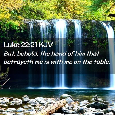 Luke 22:21 KJV Free Bible Images