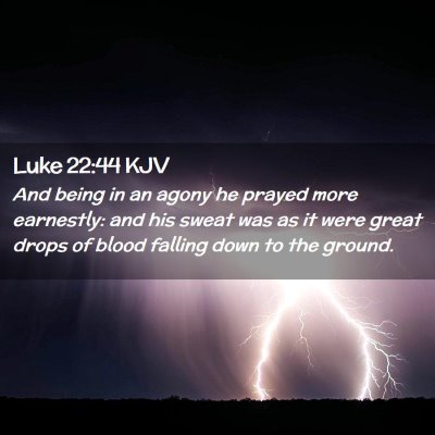 Luke 22:44 KJV Free Bible Images