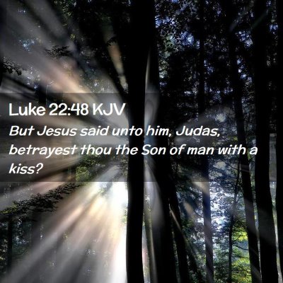 Luke 22:48 KJV Free Bible Images