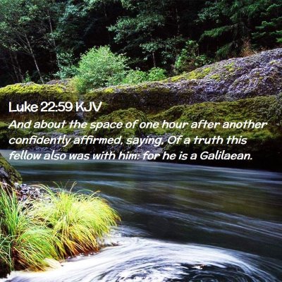 Luke 22:59 KJV Free Bible Images