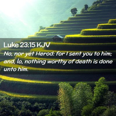 Luke 23:15 KJV Free Bible Images