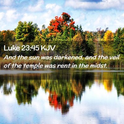 Luke 23:45 KJV Free Bible Images