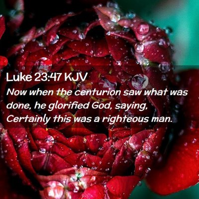 Luke 23:47 KJV Free Bible Images