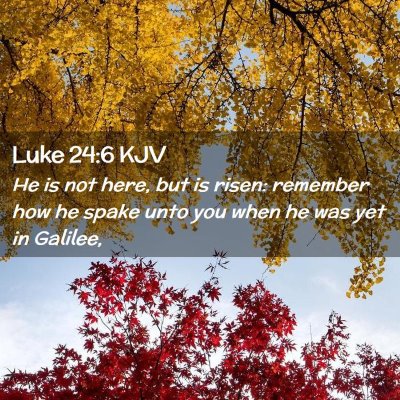 Luke 24:6 KJV Free Bible Images