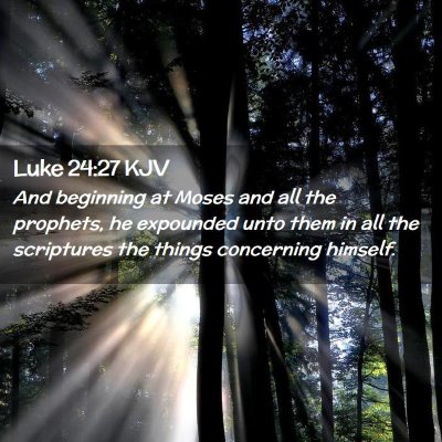 Luke 24:27 KJV Free Bible Images