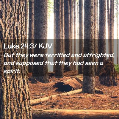 Luke 24:37 KJV Free Bible Images