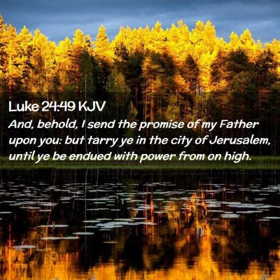 Luke 24:49 KJV Free Bible Images