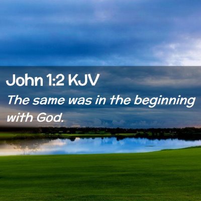 John 1:2 KJV Free Bible Images