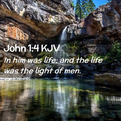 John 1:4 KJV Free Bible Images