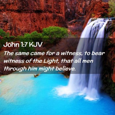 John 1:7 KJV Free Bible Images