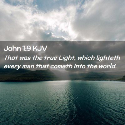 John 1:9 KJV Free Bible Images