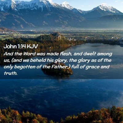 John 1:14 KJV Free Bible Images