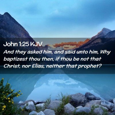 John 1:25 KJV Free Bible Images