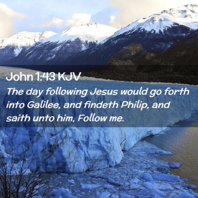 John 1:43 KJV Free Bible Images