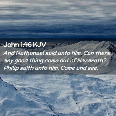 John 1:46 KJV Free Bible Images