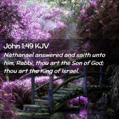 John 1:49 KJV Free Bible Images