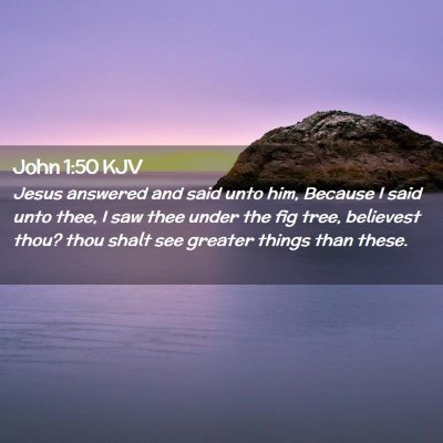 John 1:50 KJV Free Bible Images