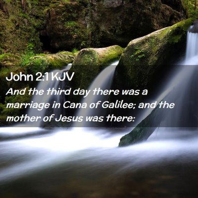 John 2:1 KJV Free Bible Images