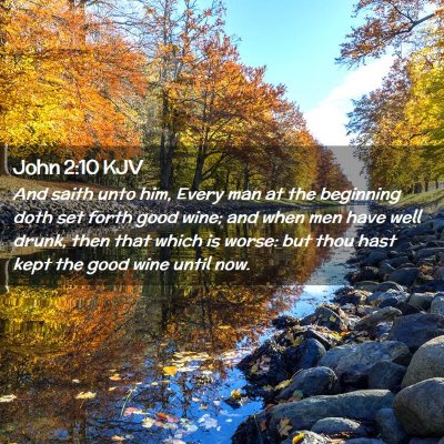 John 2:10 KJV Free Bible Images