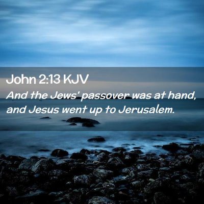 John 2:13 KJV Free Bible Images