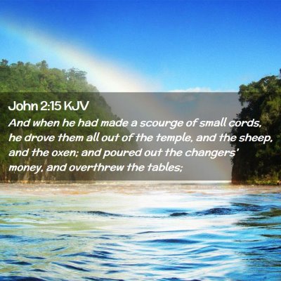 John 2:15 KJV Free Bible Images