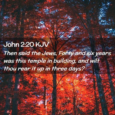 John 2:20 KJV Free Bible Images