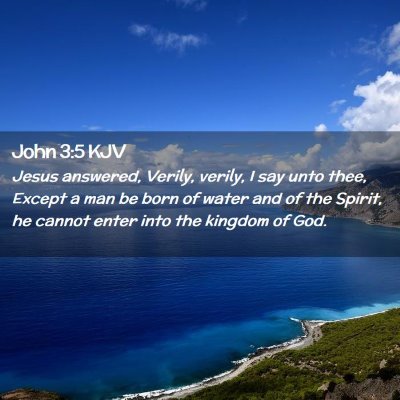 John 3:5 KJV Free Bible Images