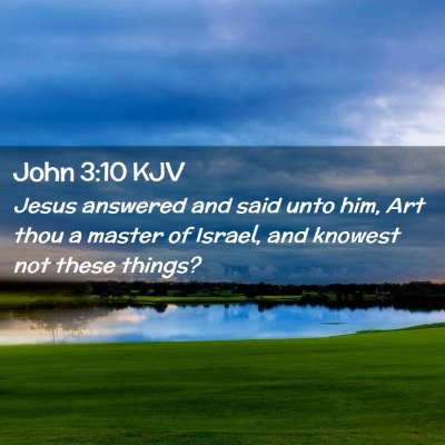 John 3:10 KJV Free Bible Images