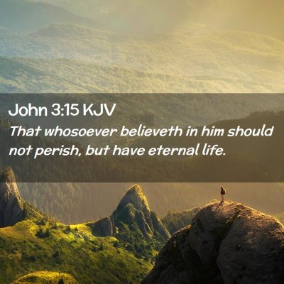 John 3:15 KJV Free Bible Images