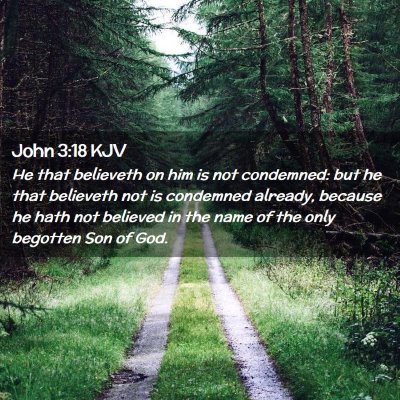 John 3:18 KJV Free Bible Images