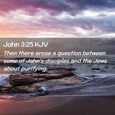 John 3:25 KJV Free Bible Images