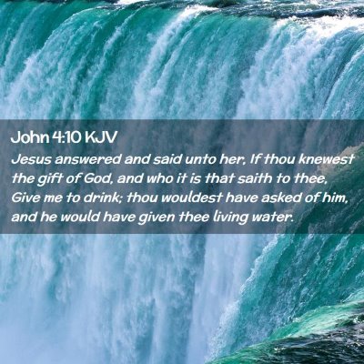 John 4:10 KJV Free Bible Images